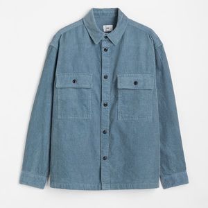 H&M Relaxed Fit Corduroy Shirt - Size XL